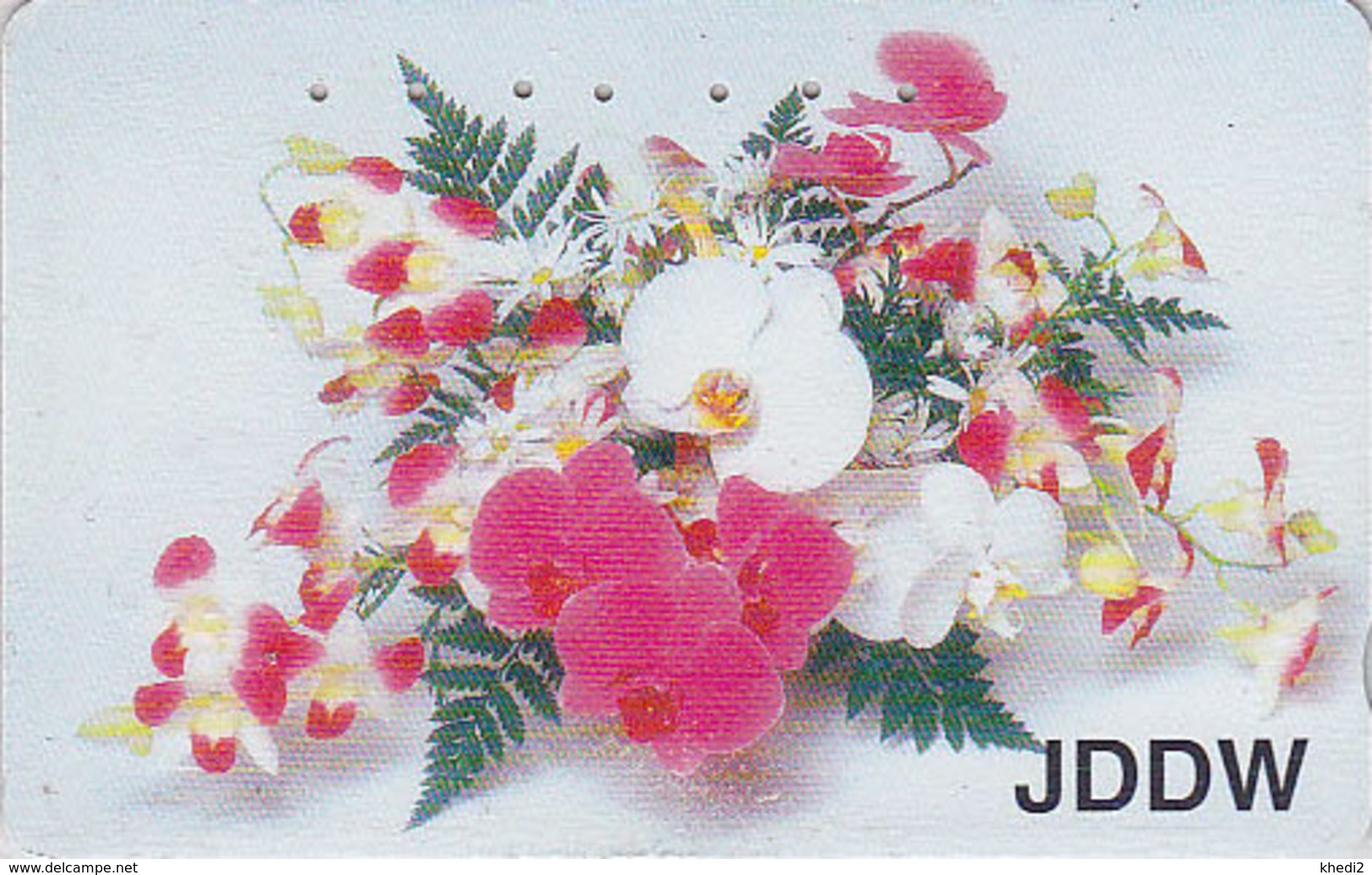 Télécarte Japon / 110-016 A - Fleur ORCHIDEE - ORCHID Flower Japan Phone Card - Blume Telefonkarte - ORQUIDEA - 1485 - Fleurs