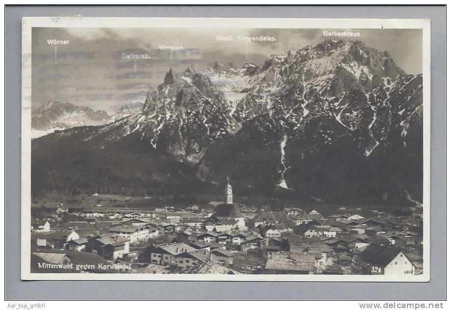 DE Bay Mittenwald 1932-10-07 Foto R.Rudolphe - Mittenwald