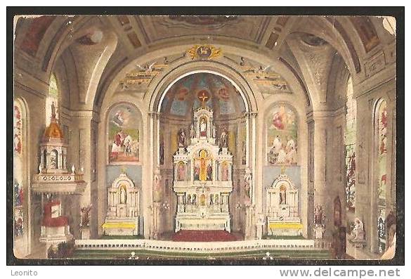 COVINGTON Kentucky Interieur Of St. Aloysius Church Ca. 1915 - Covington