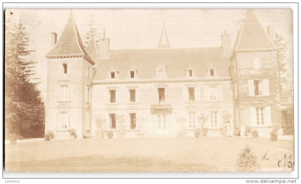 CARTE PHOTO : SAINT-JULIEN-DE-CIVRY CHATEAU DE VAULT DE CHIZEUIL 71 - Autres & Non Classés