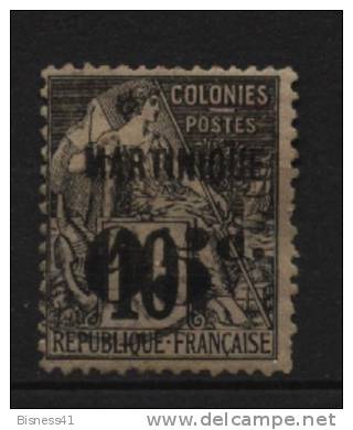 Martinique N° 10 Oblitéré Cote Y&T 85,00  €uro  Au Quart De Cote - Other & Unclassified