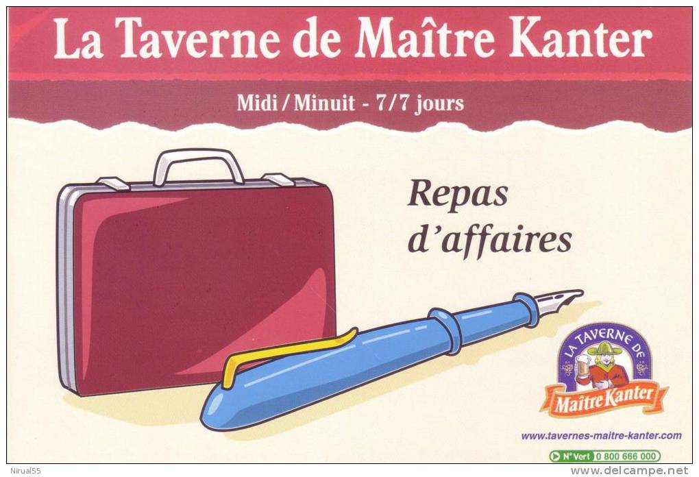 RESTAURANT LA TAVERNE DE MAITRE KANTER Repas D'affaire Valise - Restaurantes