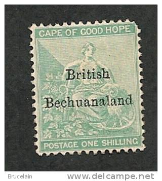 BECHUANALAND  -   N° 6 - Y & T  - * -  Sans Gomme  -  Cote 325 € - 1885-1895 Colonie Britannique