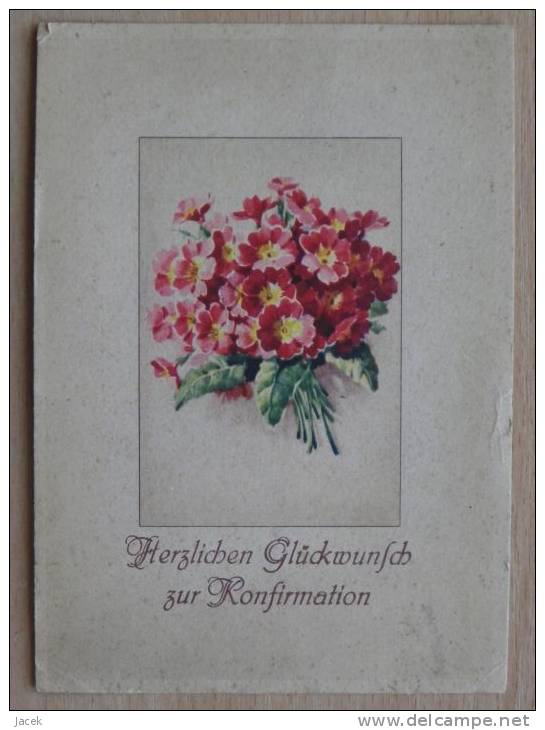 German Card /Konfirmation - Communion