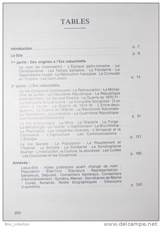 Histoire De Commentry Et Des Commentryens, Georges Rougeron, 1987 - Bourbonnais