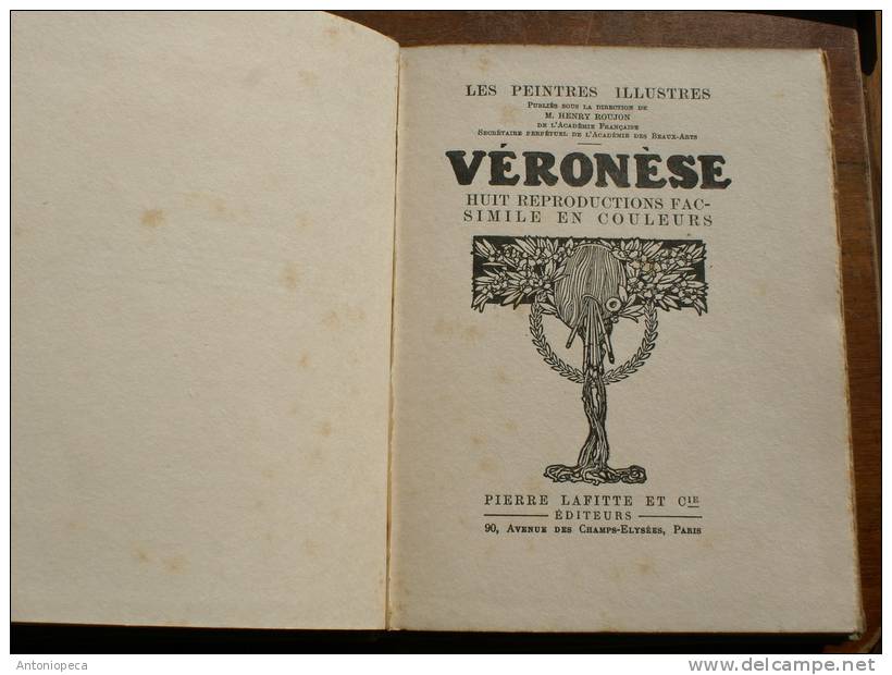 4 LIVRES 1908 "LES PEINTRES ILLUSTRES" LE TITIEN, RUBENS, LE TINTORET, VERONESE - 1901-1940