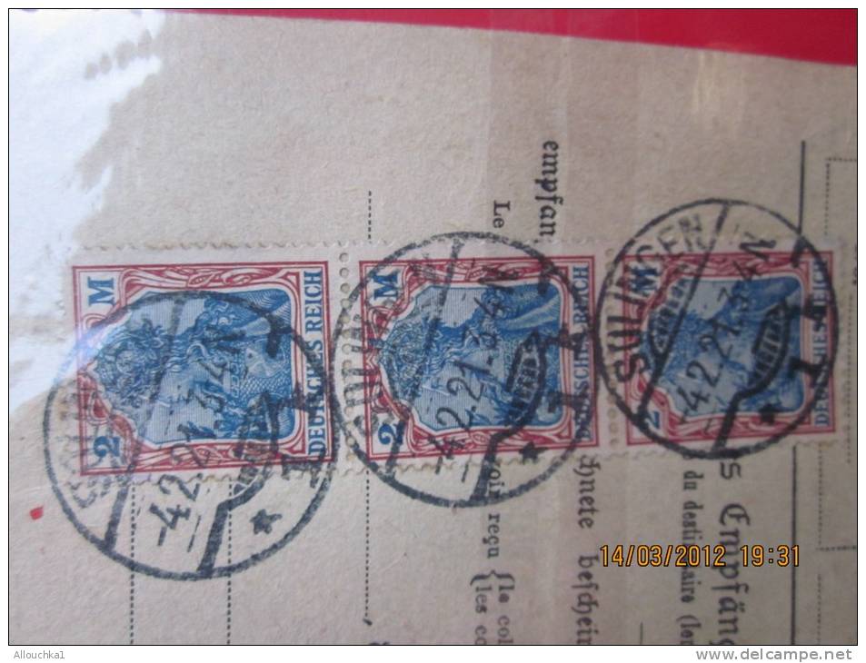 DR Paketkarte Infla 1921 Solingen Lausanne via Basel Suisse,affr. 8 Mark Bulletin envoi Colis postal douane  PARCEL-POST