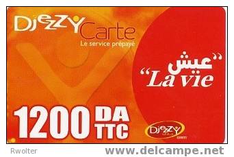 @+ Algerie - Djezzy - 1200DA - Argelia