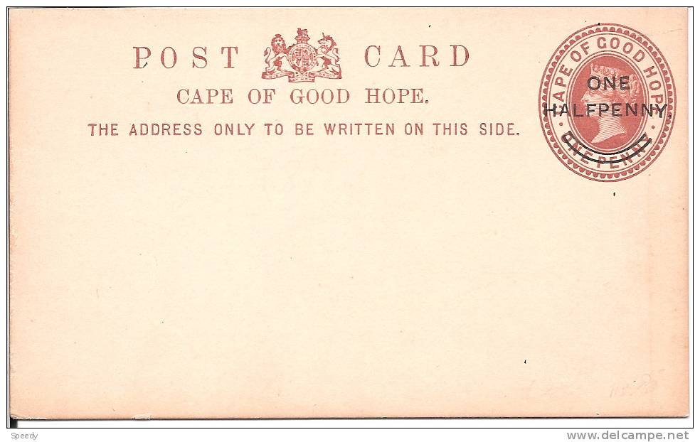 CAPE  OF  GOOD  HOPE  : POSTCARD  ENTIER / POSTW. STUK   : H&G  Nr. 8 ** - Cape Of Good Hope (1853-1904)