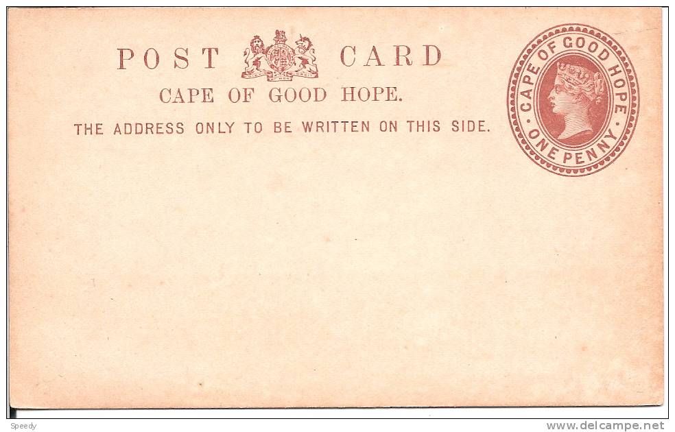 CAPE  OF  GOOD  HOPE  : POSTCARD  ENTIER / POSTW. STUK   : H&G  Nr. 2 ** - Cape Of Good Hope (1853-1904)