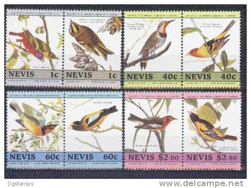 Nevis 1985 ** YT 291-98, Birds Of The Island - St.Kitts En Nevis ( 1983-...)