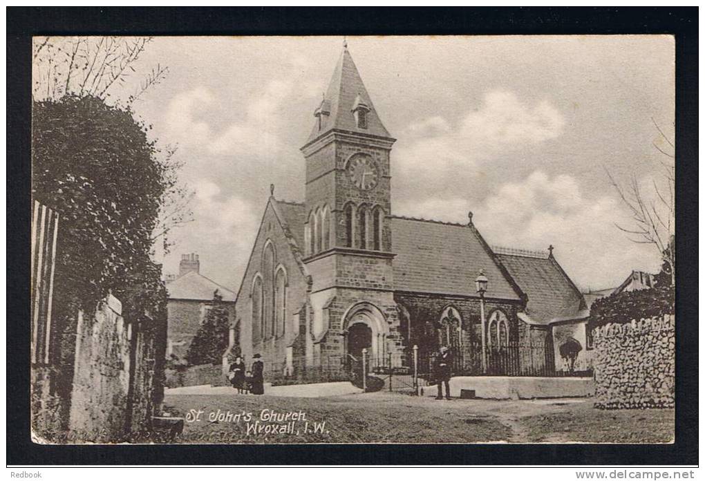 RB 850 - Early Postcard - St John's Church Wroxall Church Isle Of Wight - Other & Unclassified