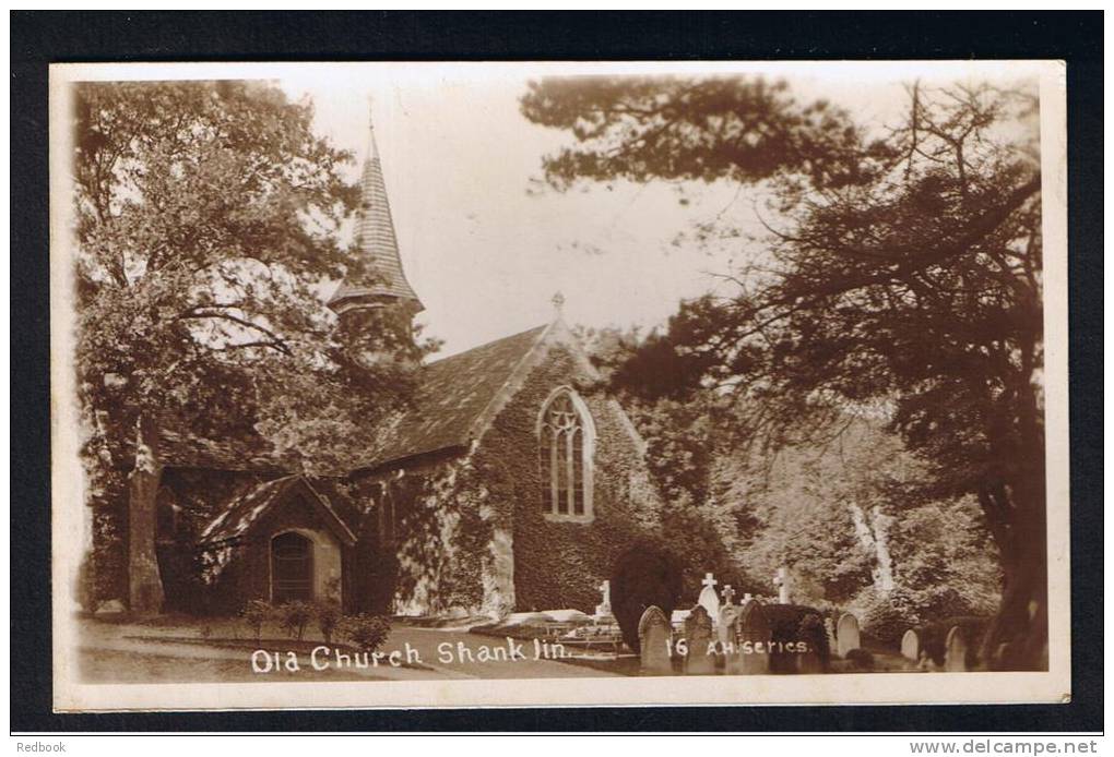 RB 850 - Early Real Photo Postcard - Old Church Shanklin  Isle Of Wight - Other & Unclassified