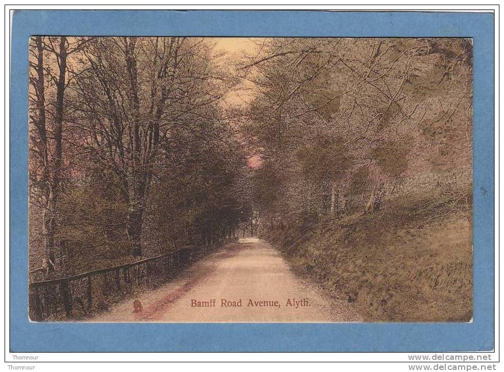 ALYTH.  -  Bamff  Road  Avenue  -   BELLE  CARTE  -  TUCK ´S - Perthshire