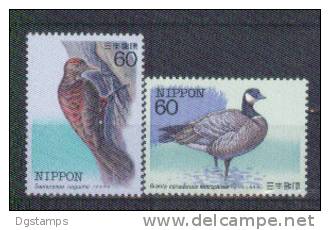 Japon 1983 ** YT 1472-73, Sapheopipo Noguchii, Branta Canadensis Leucopareia. - Pics & Grimpeurs