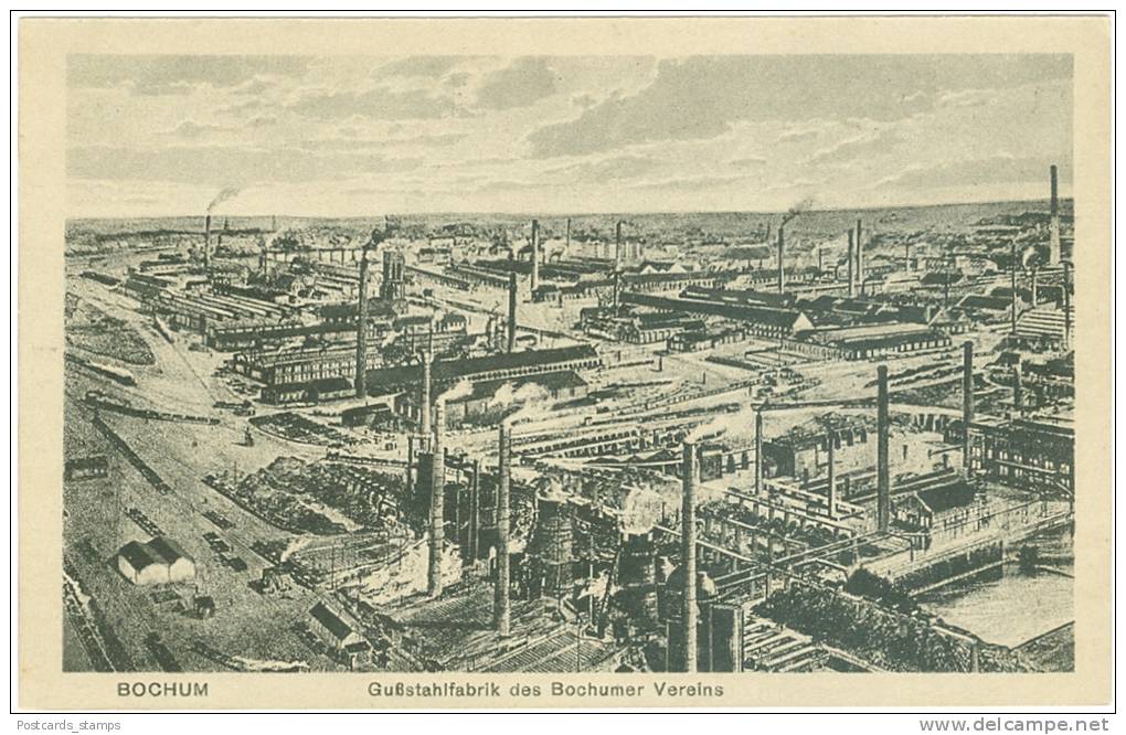 Bochum, Gußstahlfabrik Des Bochum Vereins, Um 1920/30 - Bochum