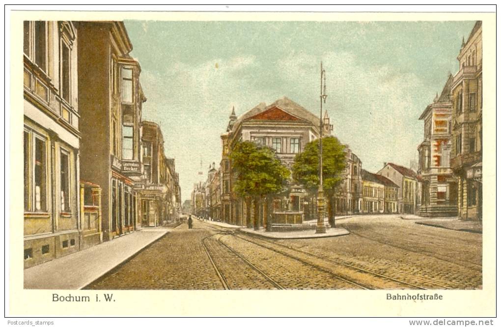 Bochum, Bahnhofstrasse, Ca. 30er Jahre - Bochum
