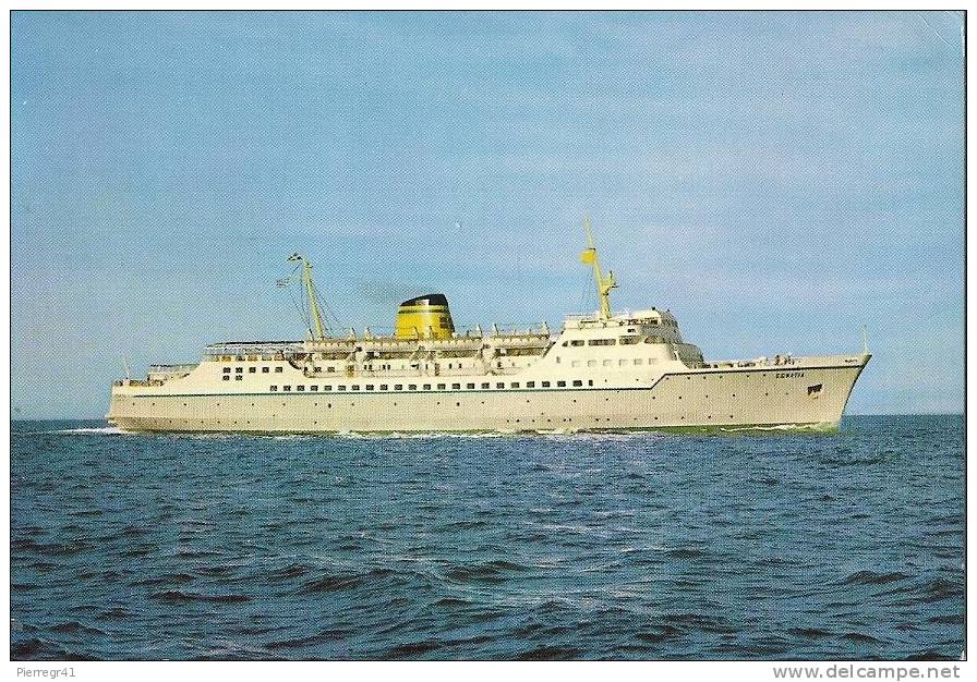 CPA-1960-FERRY-CIE GREC -HLM-EGNATIA-LIAISON PATRAS -BRINDISI-TBE - Paquebots