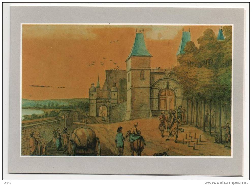- 78 - Le Château De MEDAN, D'après Une Aquarelle Du XVIIIe Siècle. - Scan Verso - - Medan