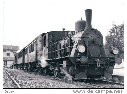 Chemin De Fer, Train 1911 à Sursee, Photo 1960 BVA  228.1 ST - Sursee