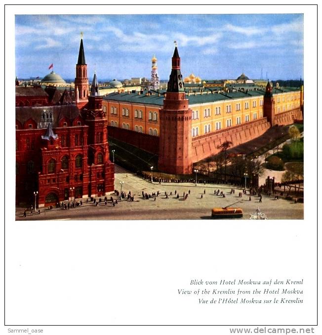 1958  Moskau - 30 Farbaufnahmen Von Constantini / Hubmann  - Ausführliche Beschreibungen Der Farbaufnahmen - Moscou & St. Petersbourg
