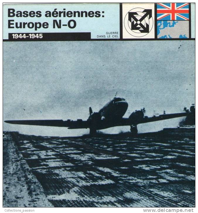 Image , Fiche Illustrée , Atterrissage D´un Transport C 47 Sur Une Piste En Normandie , En Juin 1944 - Flugzeuge