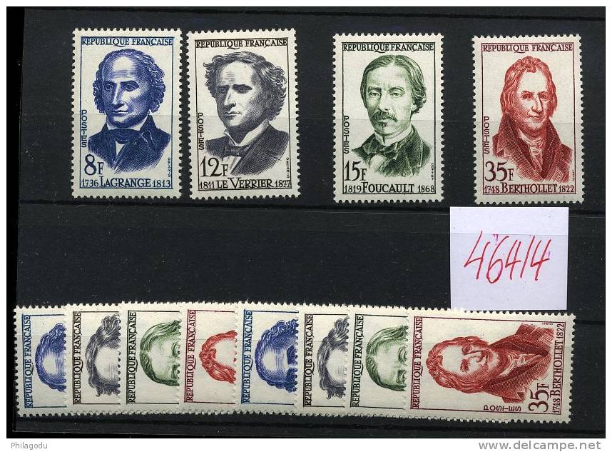 Célébrités 3 X 1146/49 **  Cote 7,5 E X 3 = 22,50 - Unused Stamps