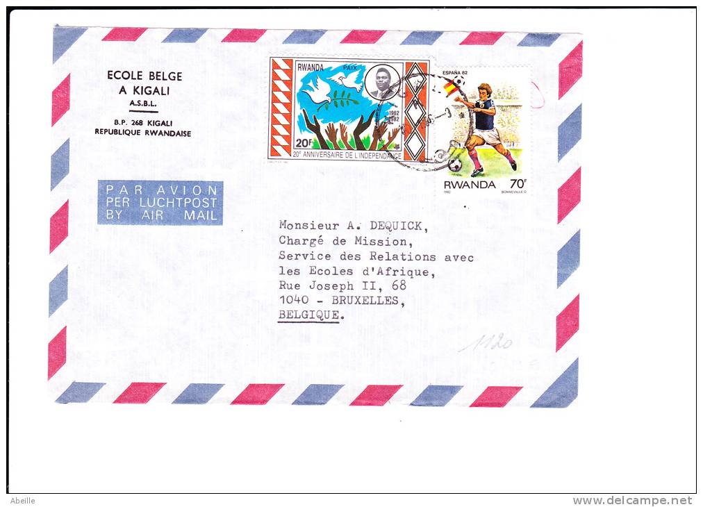 A1120A   LETTRE   POUR LA BELG. - Used Stamps