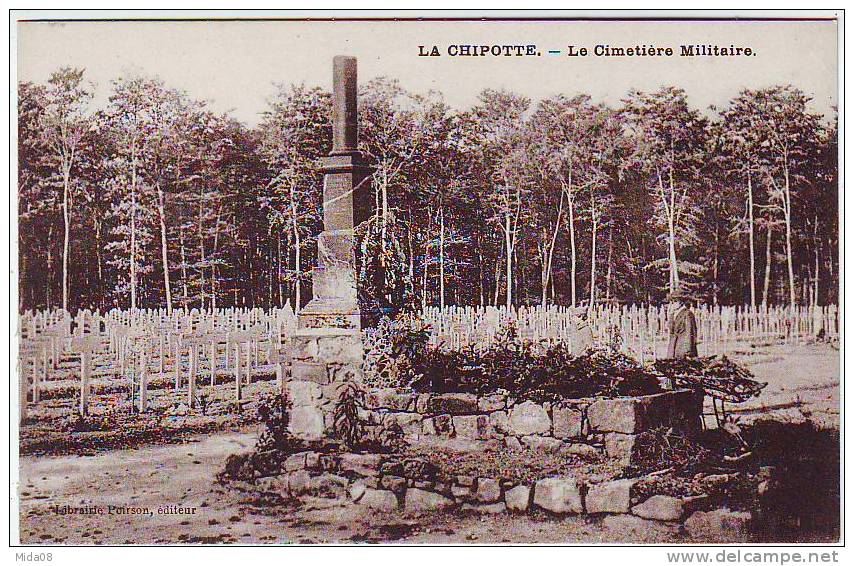 88. LA CHIPOTTE . CIMETIERE MILITAIRE .Editeur C.L.B. - Cimetières Militaires