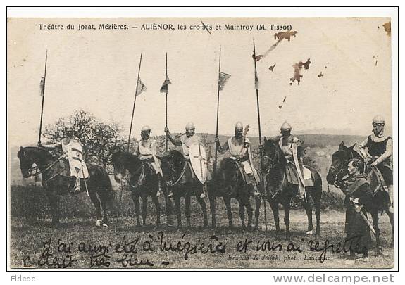 Mézières Theatre Du Jorat. Alienor , Les Croisés Et Mainfroy (M. Tissot) De Jongh Lausanne 1910 - Jorat-Mézières