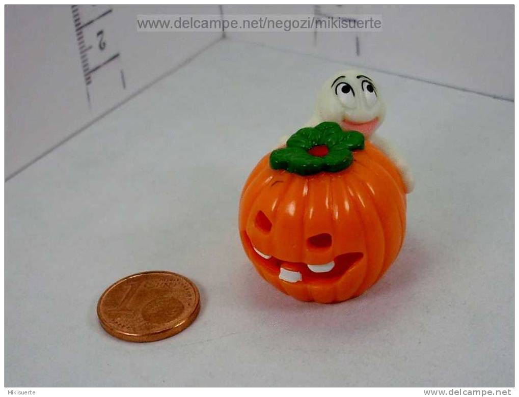 J398 KINDER FERRERO HALLOWEEN ZUCCA CON SPRUZZINO - Figuren