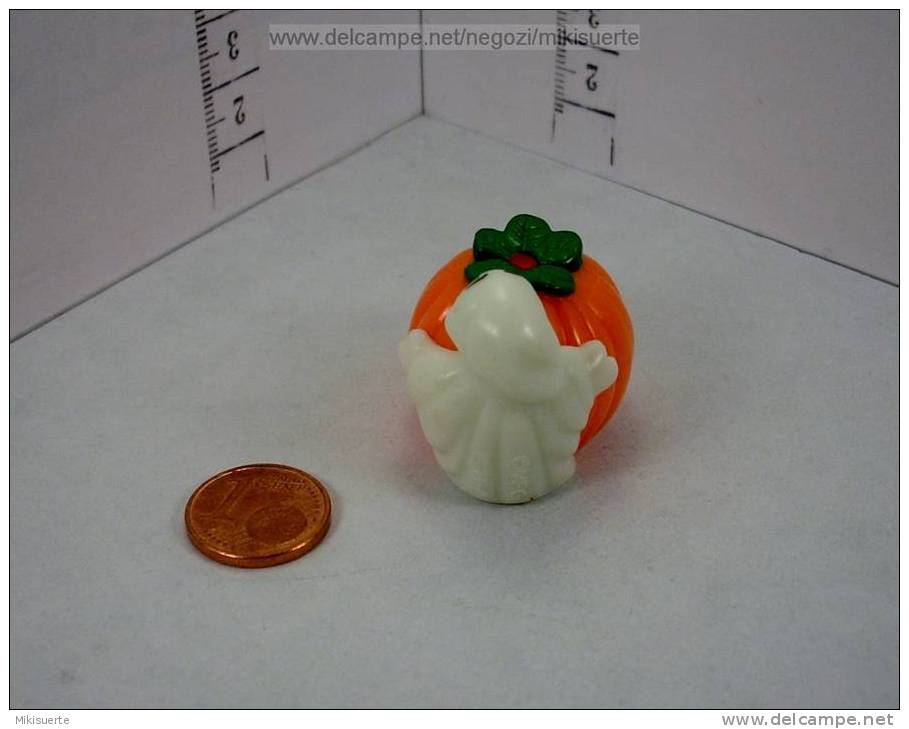 J398 KINDER FERRERO HALLOWEEN ZUCCA CON SPRUZZINO - Monoblocchi