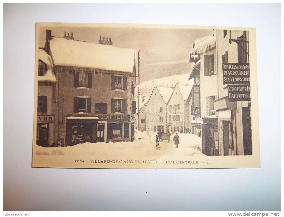 2gka - CPA  N°2054 - VILLARD DE LANS EN HIVER - Rue Centrale - [38] Isère - Villard-de-Lans