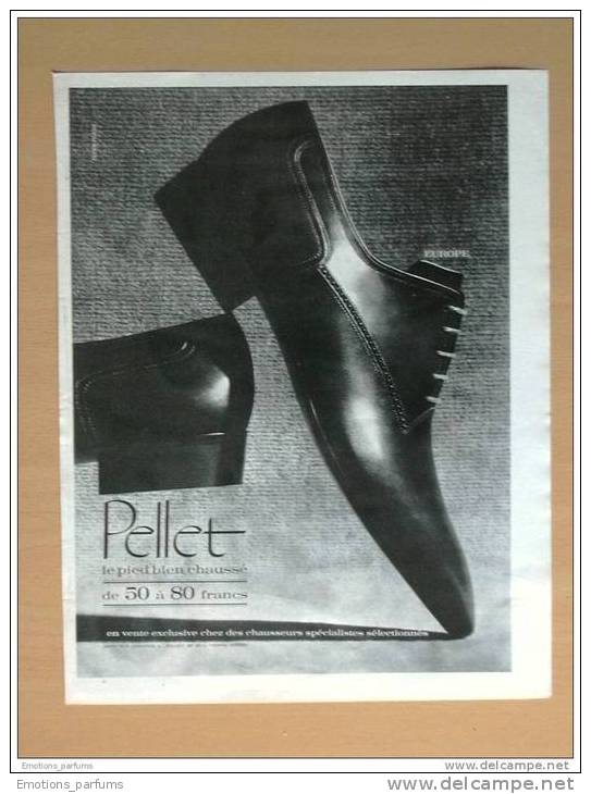 Pub Papier 1963  Automobile TOTAL Huile Moteur Altigrade  Dessin Dos Chaussure Soulier PELLET Chaussures Vienne Isere 38 - Advertising