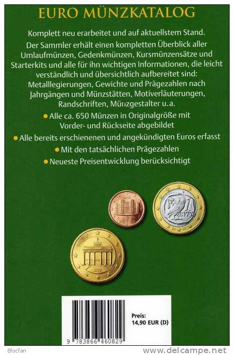 EURO Münz Katalog 2012 Aller EU-Länder Neu 15€ Numisbriefe A SF France EIRE I Esti P B Lux NL D Malta Zypern GR SLO E - Livres & Logiciels