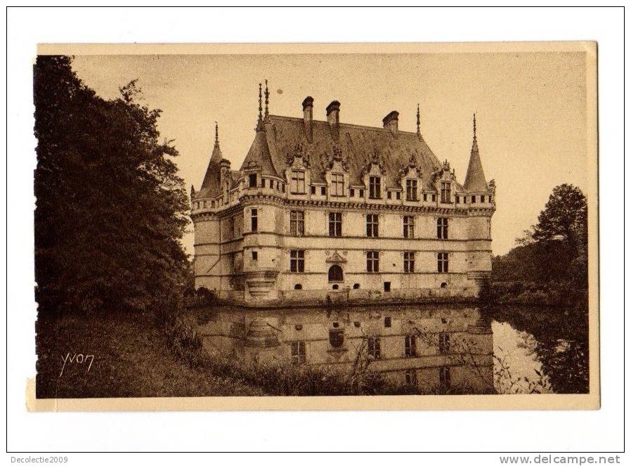 B63377 Chateaux De La Loire Azay Le Rideau Not Used Perfect Shape Back Scan At Request - Pays De La Loire