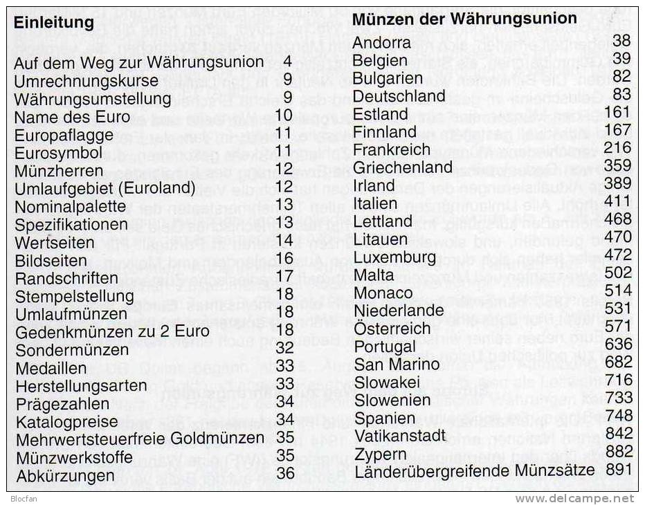 EURO-Münz Katalog 2012 Der EU-Länder Neu 15€ Numisbriefe A SF SM Monaco F V IR I Esti P B Lux NL D Malta Zypern GR SLO E - Irlanda