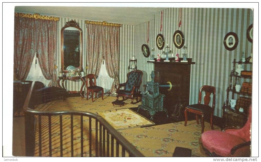 USA , Front Parlor, Abraham Lincoln's Home, Springfield, Illinois, Unused Postcard [P8373] - Springfield – Illinois