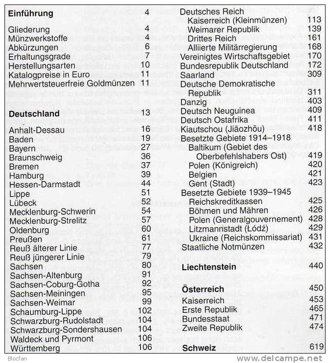 Kleiner Deutschland Münz Katalog 2012 Neu 15€ Für Numismatik Mit Österreich Schweiz Und Lichtenstein Old And New Germany - Sonstige & Ohne Zuordnung