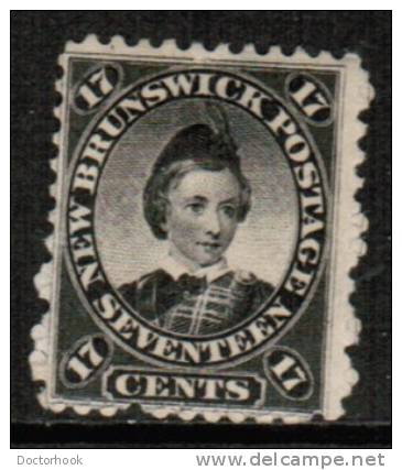 NEW BRUNSWICK   Scott # 11*  F-VF MINT Hinged - Unused Stamps