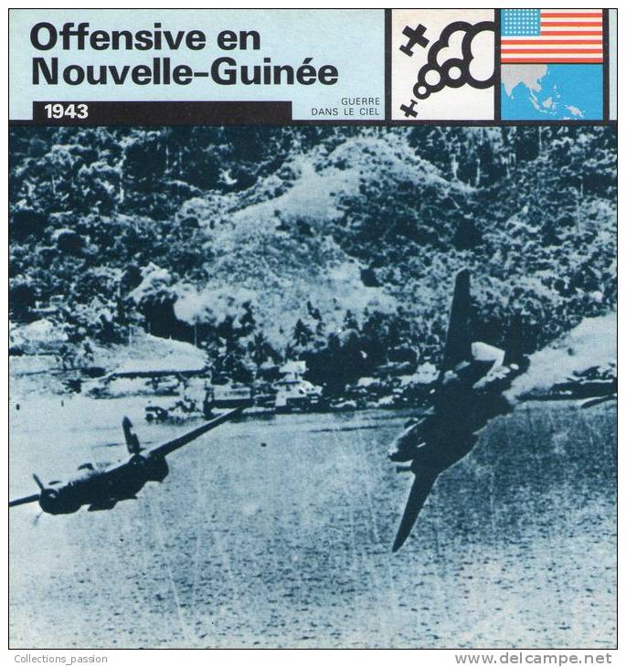 Image , Fiche Illustrée , Bombardiers Havoc , L'un Deux A été Endommagé à La Suite De L'attaque D'un Poste Japonais - Aviones