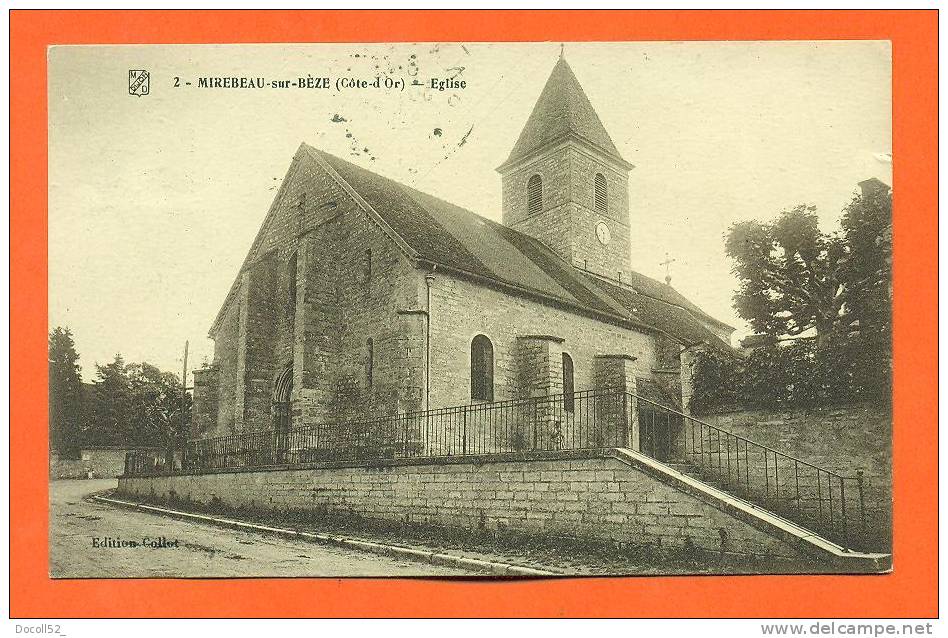 Dpt  21  Mirebeau Sur Beze   "  Eglise  " - Mirebeau