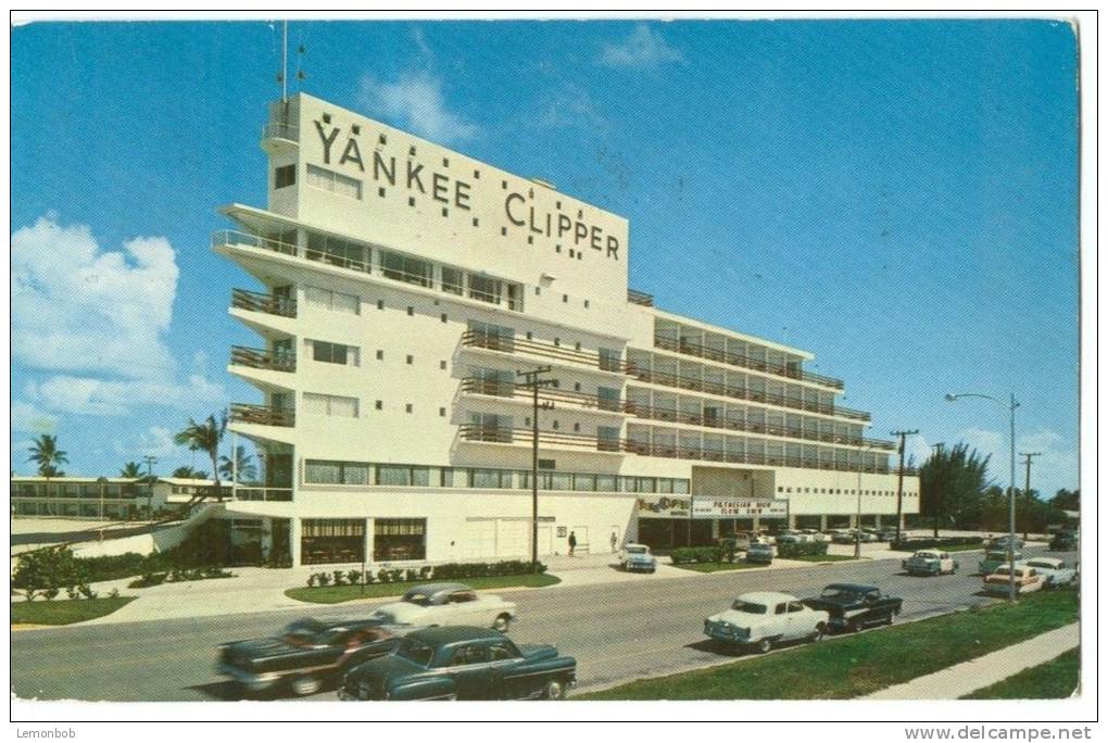 USA, Yankee Clipper Hotel, Ft. Lauderdale, Florida, 1961 Used Postcard [P8392] - Fort Lauderdale