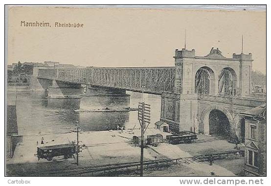 Mannheim, Rheinbrücke - Mannheim