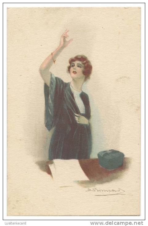 ITALY - ILLUSTRATEURS - «S. Bompard» (Nº 462-5) Carte Postale - Bompard, S.