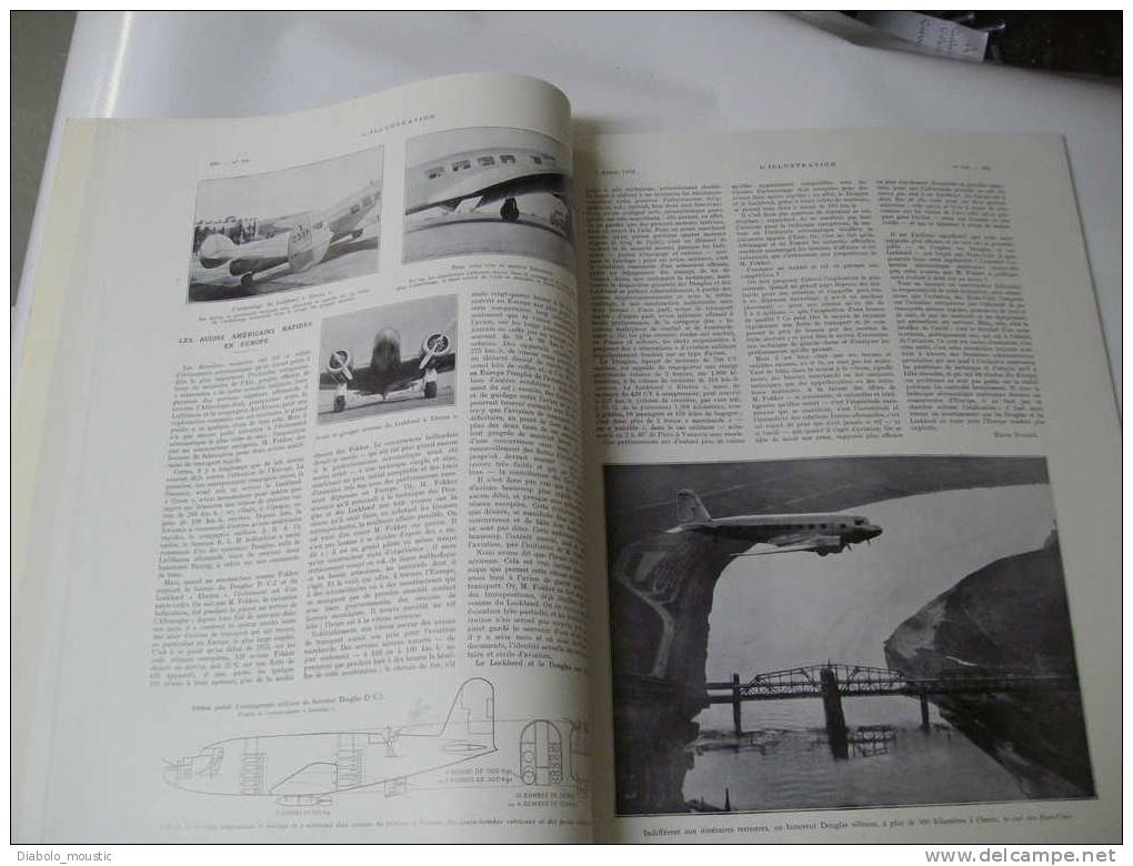 7 Avril 1934: Avions USA;La ROBE Sans Couture; Affaire STAVISKY; Expo DAUMIER;La Guerre Des RATS; - L'Illustration