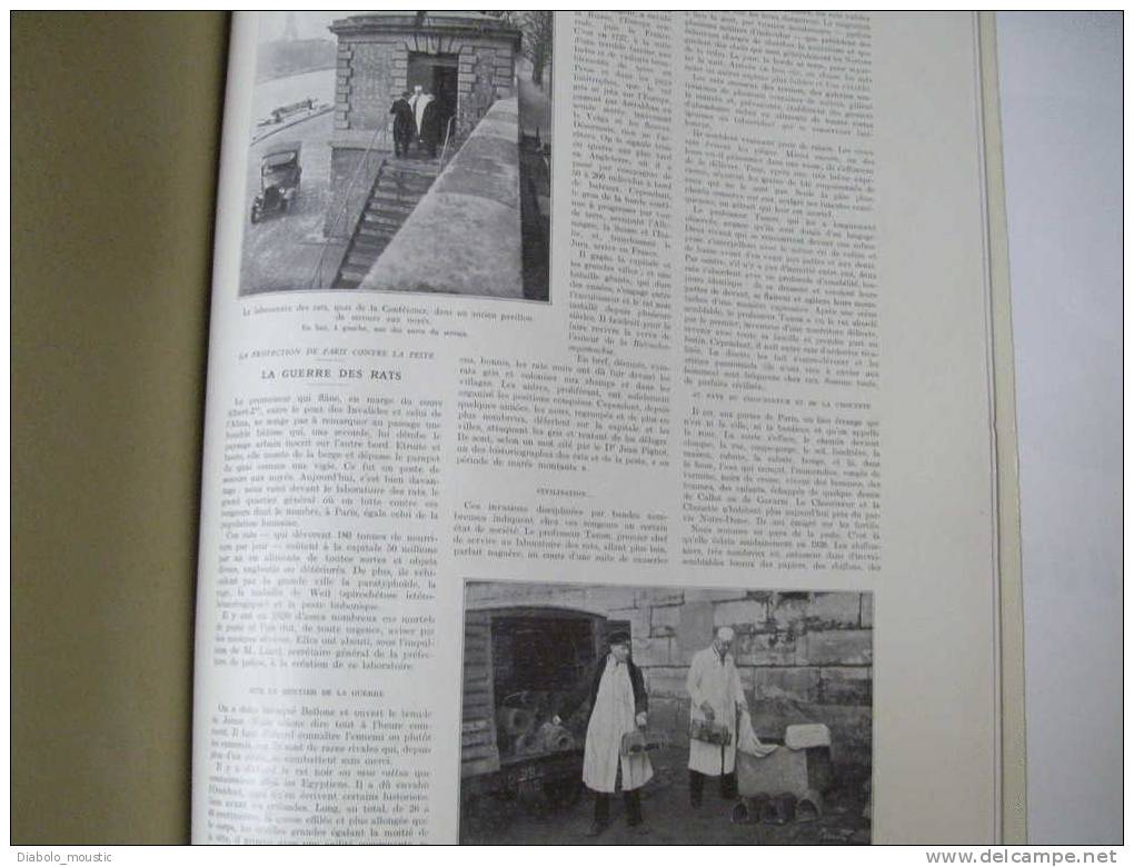 7 Avril 1934: Avions USA;La ROBE Sans Couture; Affaire STAVISKY; Expo DAUMIER;La Guerre Des RATS; - L'Illustration