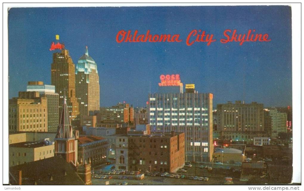 USA, Oklahoma City Skyline, Unused Postcard [P8415] - Oklahoma City