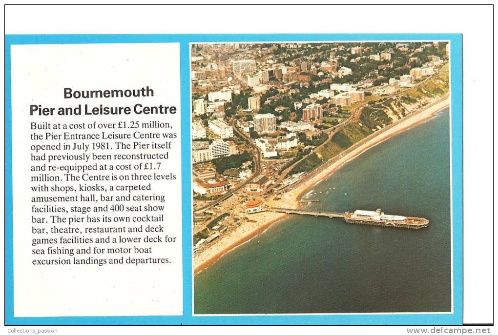 CP, Angleterre, Bournemouth, Pier And Leisure Centre, Vierge - Bournemouth (ab 1972)