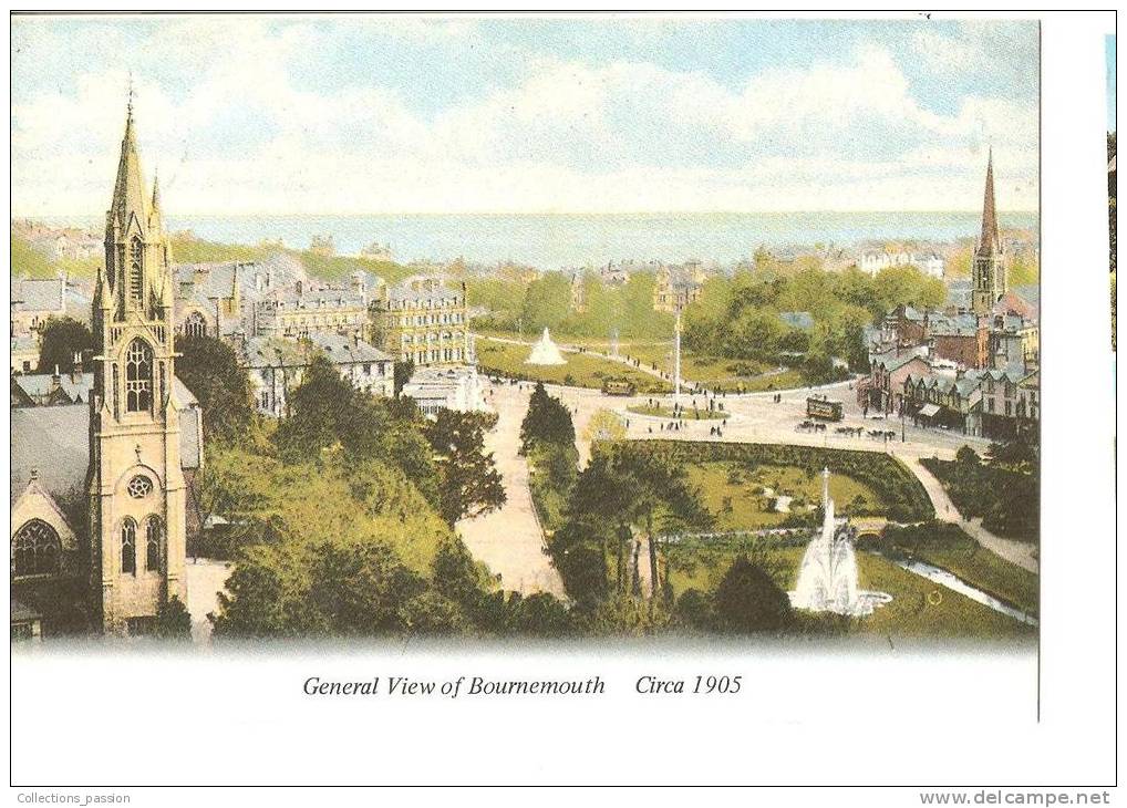 CP, Angleterre, Bournemouth, General View, Circa 1905, Vierge - Bournemouth (ab 1972)